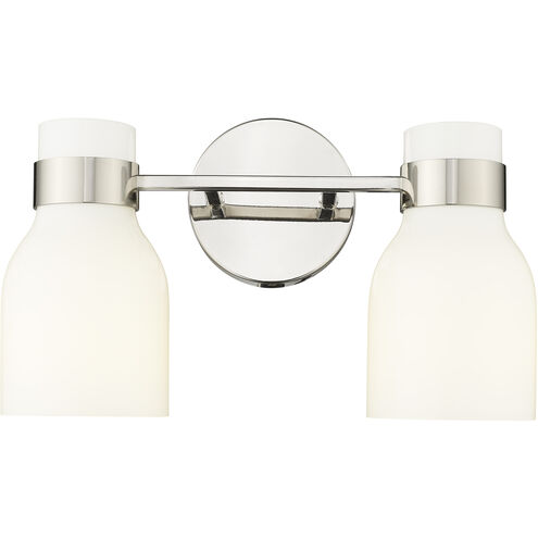 Corella 2 Light 14 inch Polished Nickel Vanity Light Wall Light
